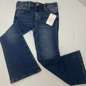 NWT Jumping Beans Dark Blue Flare Jeans Girls Size 5
